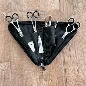 Jaguar Germany Hair Scissors 9 PCs Set - Thinner Shear‎ Scissor Hair Clips Tool